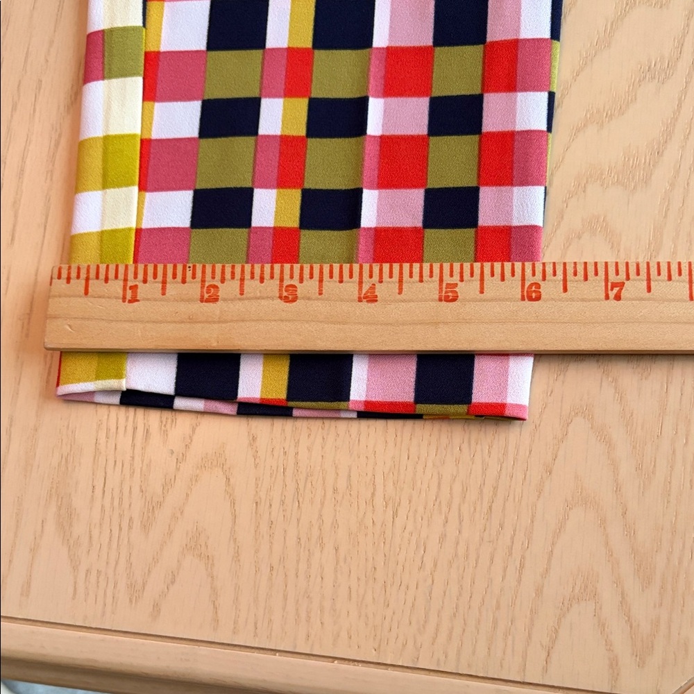 New York & Company Multicolor Plaid Pants - Picture 5 of 6
